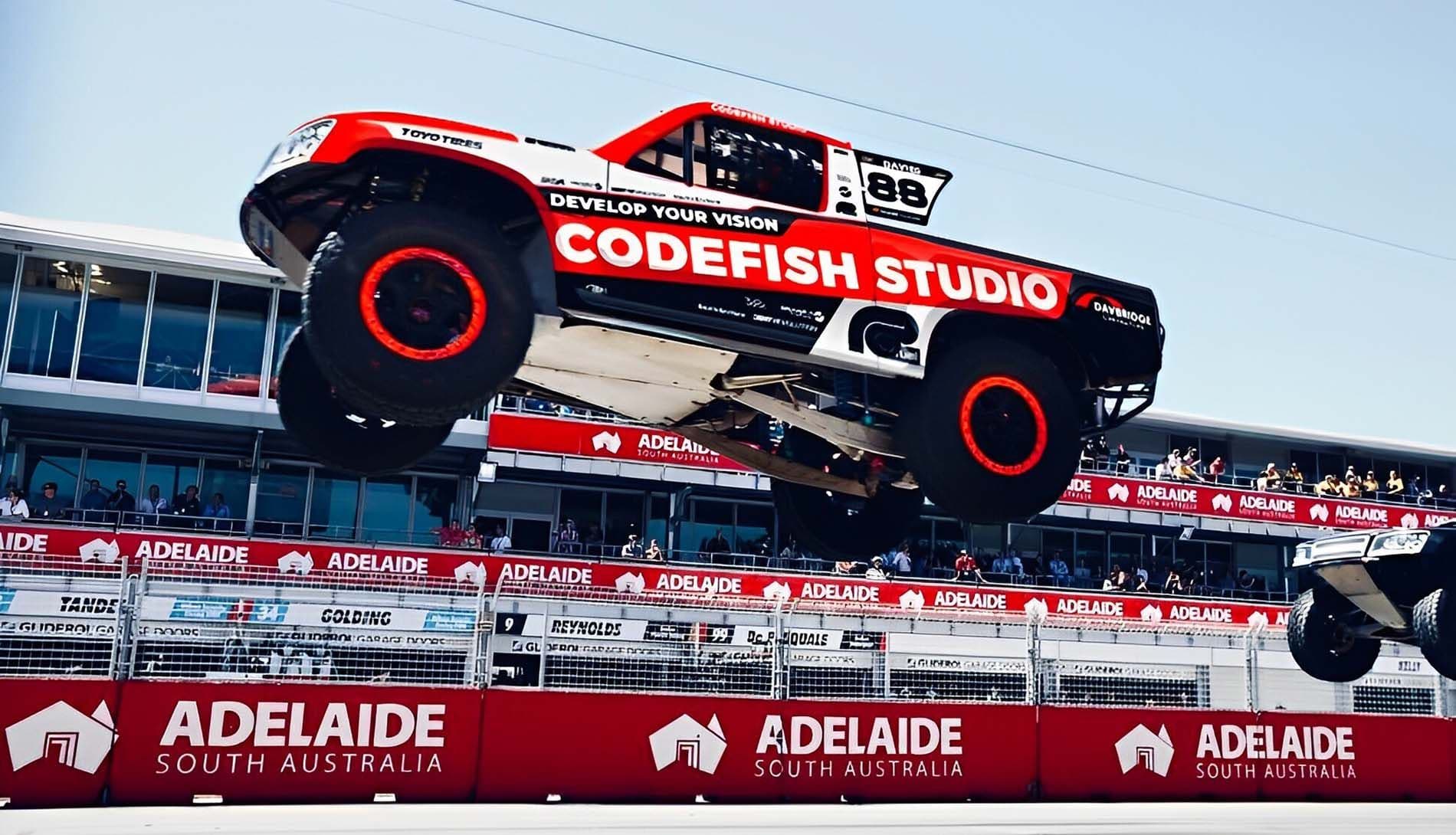 CodeFish Racing launches for the VAILO Adelaide 500